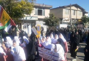 راهپیمایی ۱۳ آبان در بابلسر