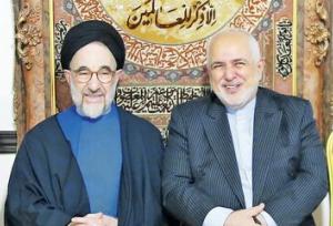 ظریف به دیدار سیدمحمد خاتمی رفت