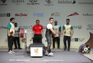 پاراوزنه بردار ایران در دسته ٨٠ کیلوگرم نایب قهرمان شد