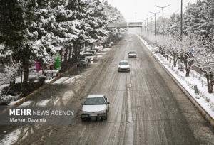بارش سنگین برف در چادگان