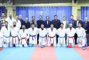 وزیر ورزش و شهرام هروی میهمان ویژه آخرین تمرین تیم ملی کاراته