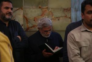 حضور سردار اسماعیل قاآنی بر سر مزار سرلشکر شهید ایزدی