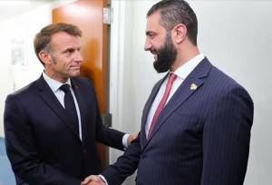 محورهای رایزنی میان ماکرون و رییس جمهور خودخوانده سوریه