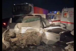 میرجلیلی: ۶ مصدوم به دنبال برخورد کوییک با پژو ۴۰۵ در تفت