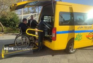 شهرداری شهریار نخستین ون ویژه معلولین را به بهره‌برداری رساند