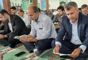 مراسم قرائت دعای پر فیض عرفه در تالش