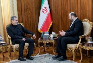 دیدار عراقچی با نائب‌رئیس جریان حکمت ملی عراق