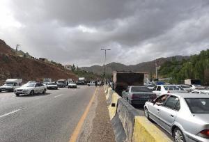 تردد یکطرفه در محور کندوان