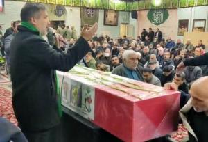 آغاز مراسم تشییع پیکر جانباز سرافراز «قاسم علیزاده» در مشهد