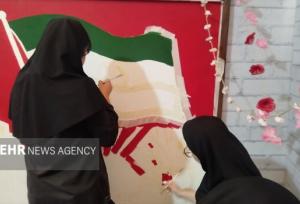 دانش‌آموزان گیلانی با زبان هنر پیام شهدا را به نسل امروز منتقل می‌کنند