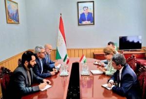 دیدار سخنگوی وزارت خارجه با وزیر فرهنگ تاجیکستان
