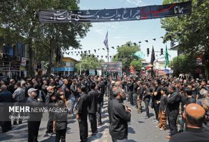 آیین سوگواری تاسوعای حسینی درگرگان؛آغاز عزاداری‌ها در امامزاده عبدالله