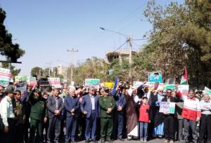 راهپیمایی جمعه «خشم و نصر» در بردسکن