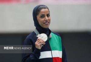 خدابنده پس از کسب مدال نقره: دیدن پرچم ایران خستگی‌هایم را از بین برد