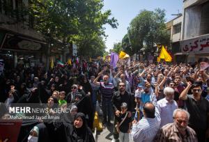 راهپیمایی سراسری مردم قزوین در حمایت از ملت مظلوم غزه