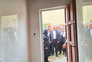 وزیر تعاون و کار از طرح توسعه بیمارستان شهید سلیمانی ابهر بازدید کرد