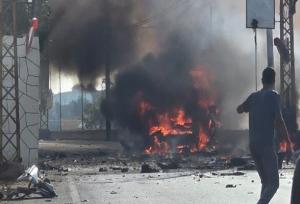 حمله  هوایی به شهرک برعشیت لبنان با یک شهید و ۴ زخمی+فیلم