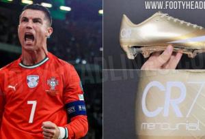 رونمایی از کفش لاکچری رونالدو برای جام جهانی