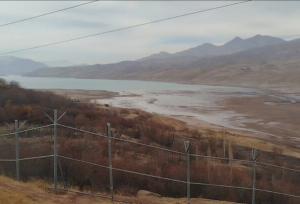 مقایسه وضعیت سد طالقان طی یک سال گذشته