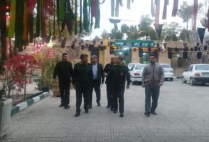 بازدید جانشین فرمانده سپاه استان کرمانشاه از ستاد معراج شهدا