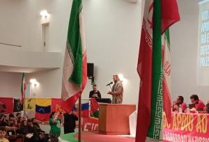 پرچم ۳۰ متری ایران در پل تاریخی سائوپائولو به اهتزاز درآمد+تصاویر
