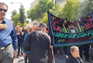 حرکت دسته های عزاداری شهادت امام رضا(ع) در شیراز