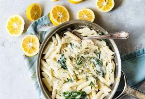 دستور پخت آسانِ پاستا مرغ و لیمو