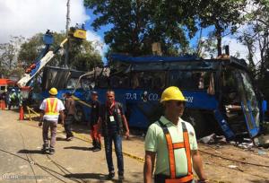 یک کشته و ۴۵ زخمی در تصادف جاده‌ای در فیلیپین