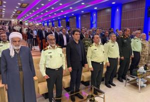مراسم تکریم و معارفه فرمانده انتظامی کردستان در سنندج برگزار شد