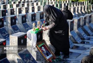 مراسم گرامیداشت سالگرد شهید همدانی در گلزار شهدای همدان