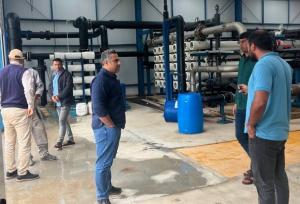 نظارت میدانی بخشدار حرا بر خدمات‌رسانی در شرایط بارندگی