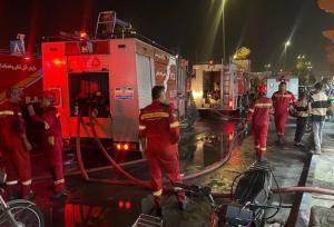 حریق در بازار بندرعباس اطفا شد