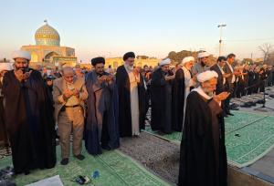 اقامه نماز باران در قزوین