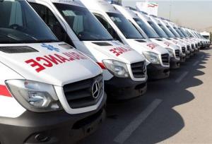 ۵۰۰ دستگاه آمبولانس جدید خریداری شد