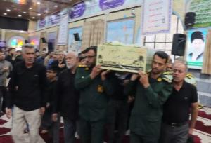 مراسم وداع با شهدای گمنام در خورموج