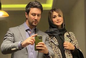 عکس عاشقانه شاهرخ استخری در روز تولد همسرش