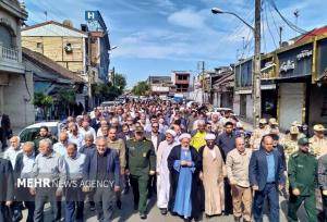 نمازگزاران آستارایی انزجار خود از رژیم صهیونیستی را فریاد زدند