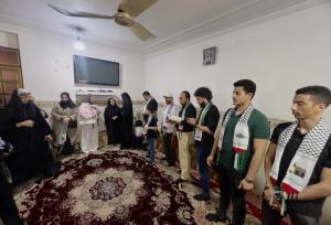 حضور هیئت فلسطینی در بندرعباس برای تسلیت به خانواده‌های هرمزگانی