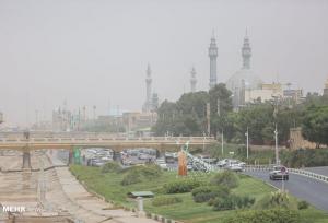 هشدار هواشناسی درباره وزش باد شدید و خیزش گردوخاک در قم