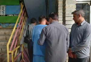 بازسازی صحنه سرقت مسلحانه از یک طلافروشی در کرمانشاه