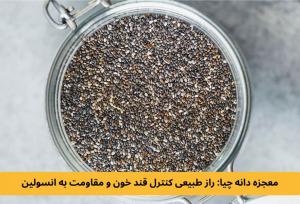 معجزه دانه چیا: راز طبیعی کنترل قند خون و مقاومت به انسولین
