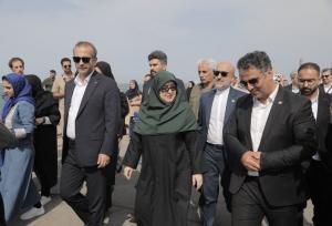 بازدید سخنگوی دولت از مجتمع بندری کاسپین