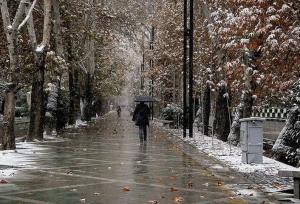 باران و برف استان مرکزی را فرا می‌گیرد