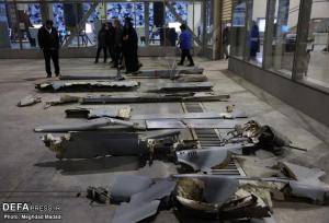 لاشه پهپادهای «هرون» و «هرمس» در نمایشگاه سپاه