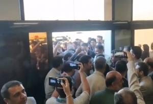 استقبال از پزشکیان در فرودگاه کرمانشاه