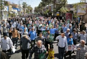 راهپیمایی جمعه‌های «خشم و نصر» در گناباد 