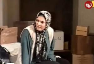 چهره «ریما رامین فر» در یکی از اولین تئاترهایش در سال ۷۷