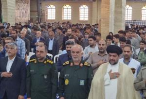 نمایش اقتدار بسیجیان در گناوه