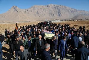 تشییع پیکر مطهر شهیدگمنام در روستای سورک