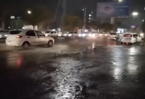 آغاز بارش باران رحمت الهی در بیجار گروس